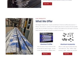 Creative Web Ethiopia Project - Web design for lalogate aluminum