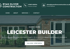 RR Webdesign Project - Ryan Oliver Construction