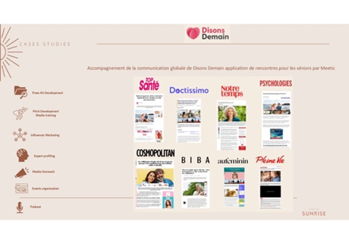 PR and Communication for DisonsDemain - 