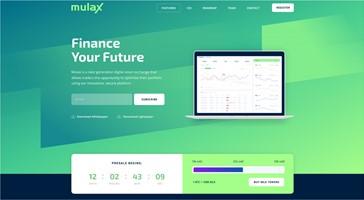 IT Monks Agency Project - Crypto Exchange Landing page Design & Development