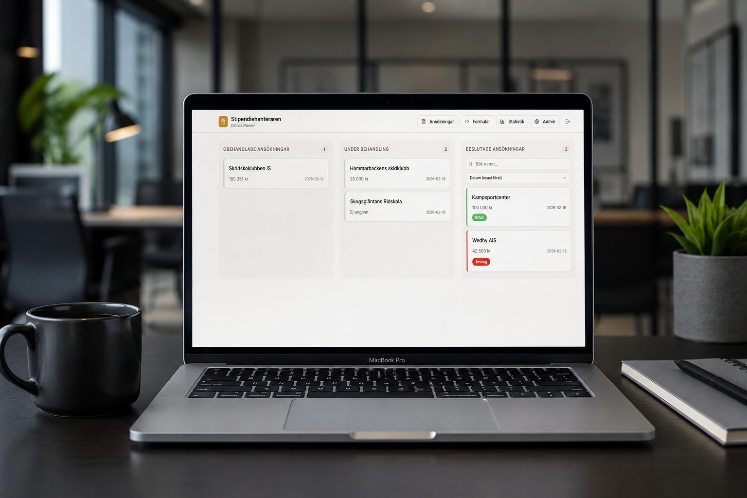Beegleton Intelligence Project - The Scholarship Manager, from website to business system
