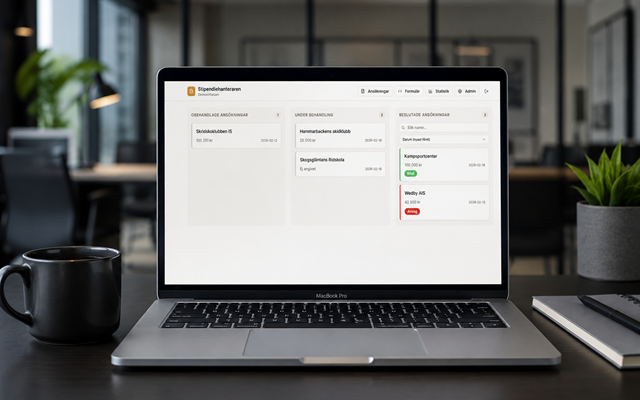 Beegleton Intelligence Project - The Scholarship Manager, from website to business system