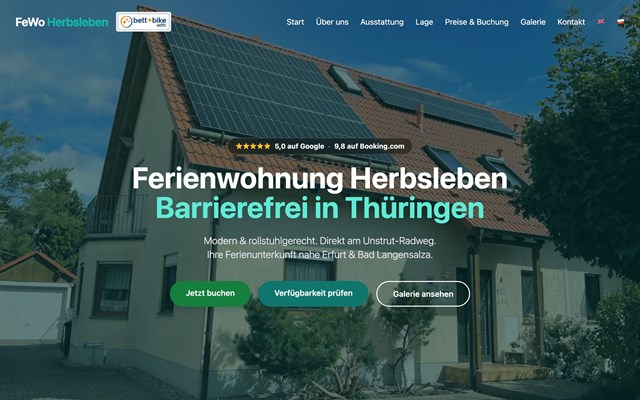 Kolbeck Digital Project - Vacation Rental Website with Commission-Free Direct Bookings