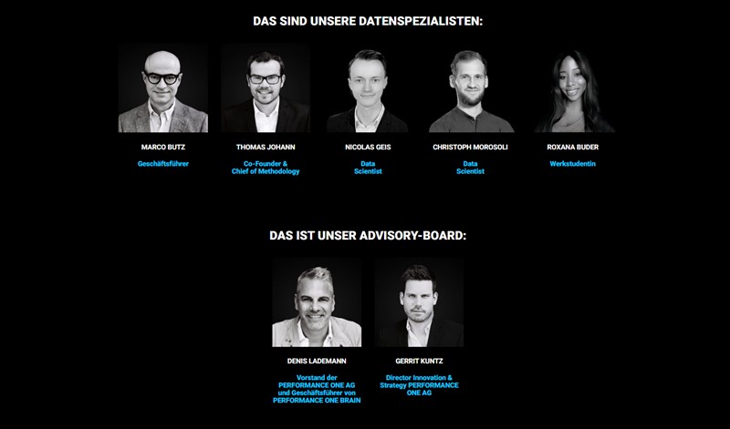 PERFORMANCE ONE BRAIN Team