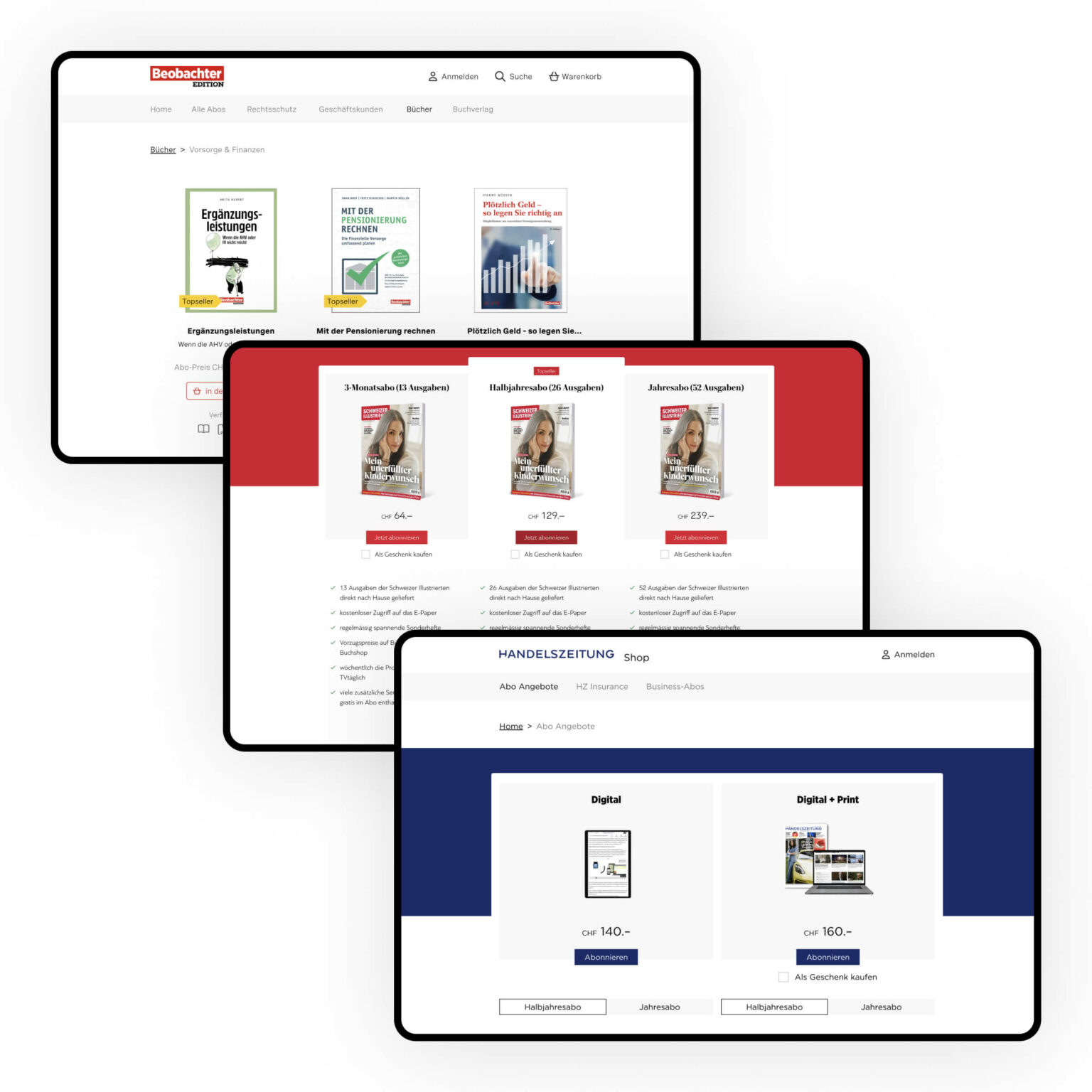 sprylab technologies GmbH Project - Subscription and book stores