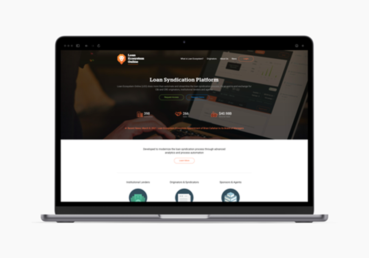 Loan Syndication platform for Institutional Lender - Loan Ecosystem Online