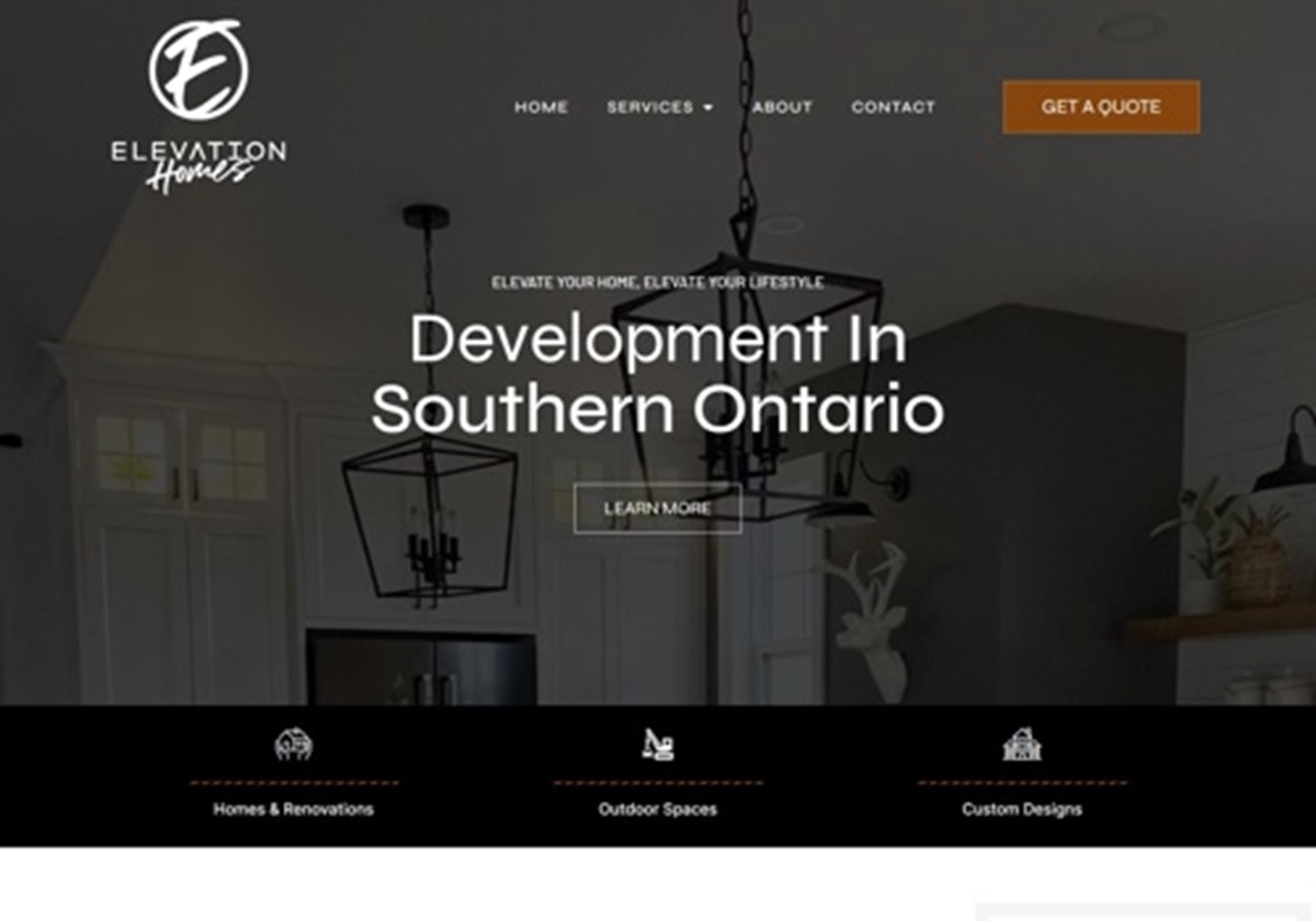 Elevation Homes - Web Design & Development - Elevation Homes