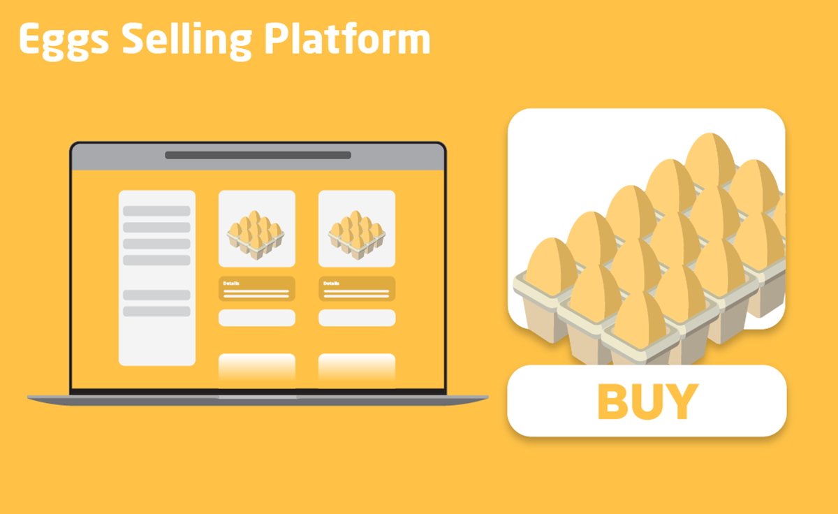 Plateforme de vente d’œufs