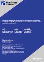 adcologne GmbH Project - Campaign scaling for Mailstore using Google Ads