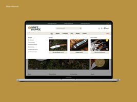 Digital Masters GmbH Project - Corporate Identity und Development, Knife Lounge.