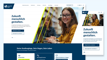 PROGRESSIVE digital Project - Universität Siegen, Kompletter Web-Relaunch