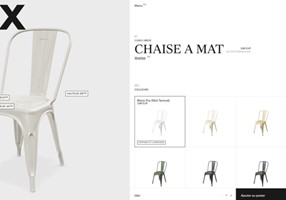 3DVUE Project - Tolix french furniture