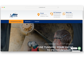 Pineapple Digital Agency Project - ASE Marine, Web Design & Development, Branding