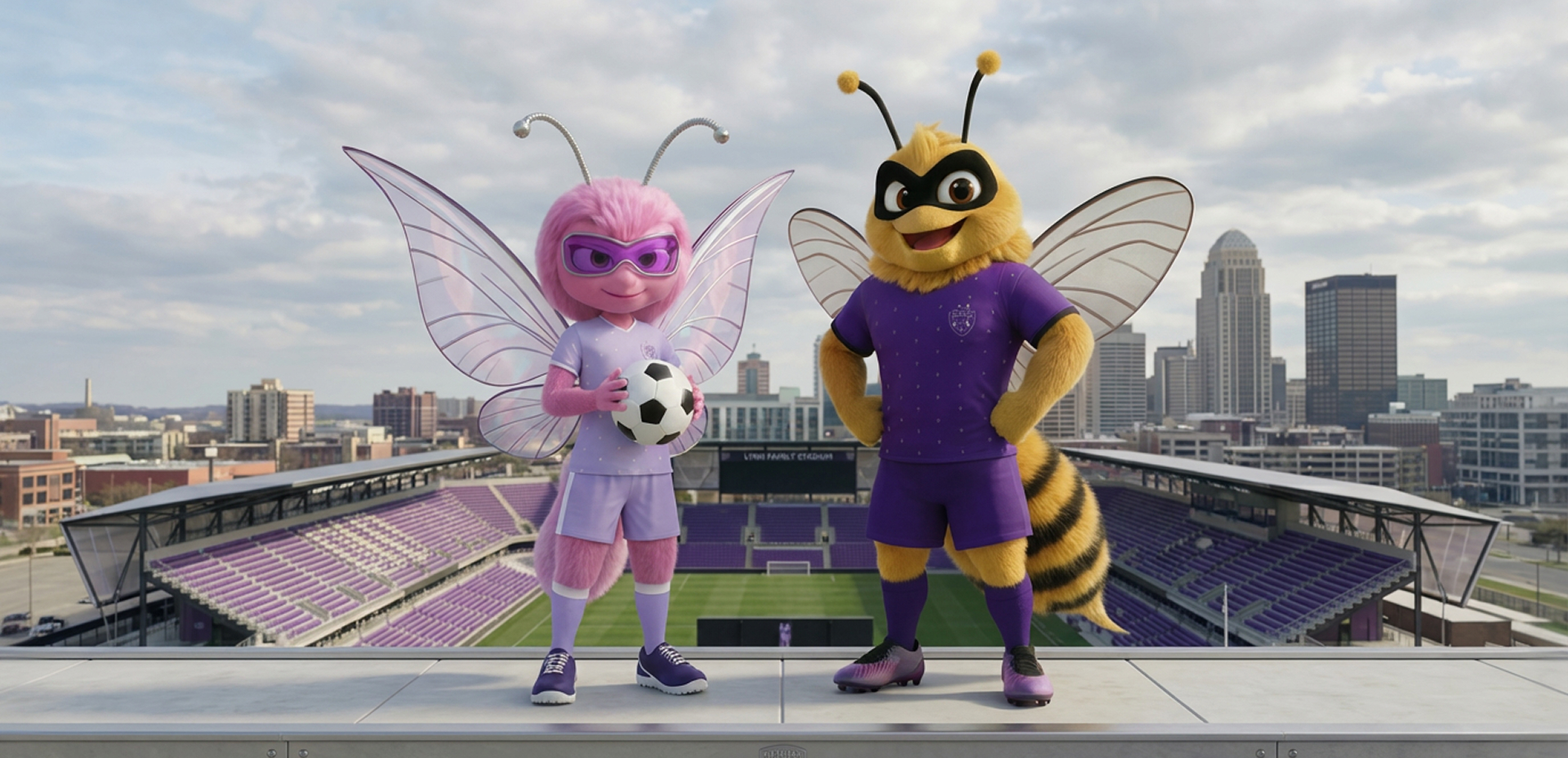 Dream Farm Agency Project - Mascots for Louisville City FC & Racing Louisville FC