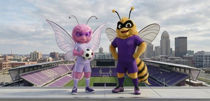 Dream Farm Agency Project - Mascots for Louisville City FC & Racing Louisville FC