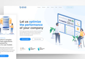 Creative Corner Studio Project - Web Design + UI UX Design - Data Analytics Company