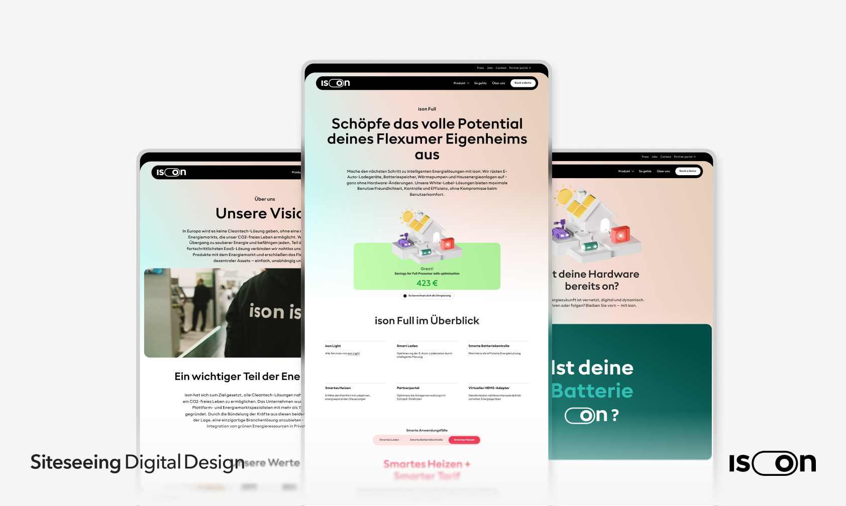 Siteseeing Digital Design Project - Ison Webdesign