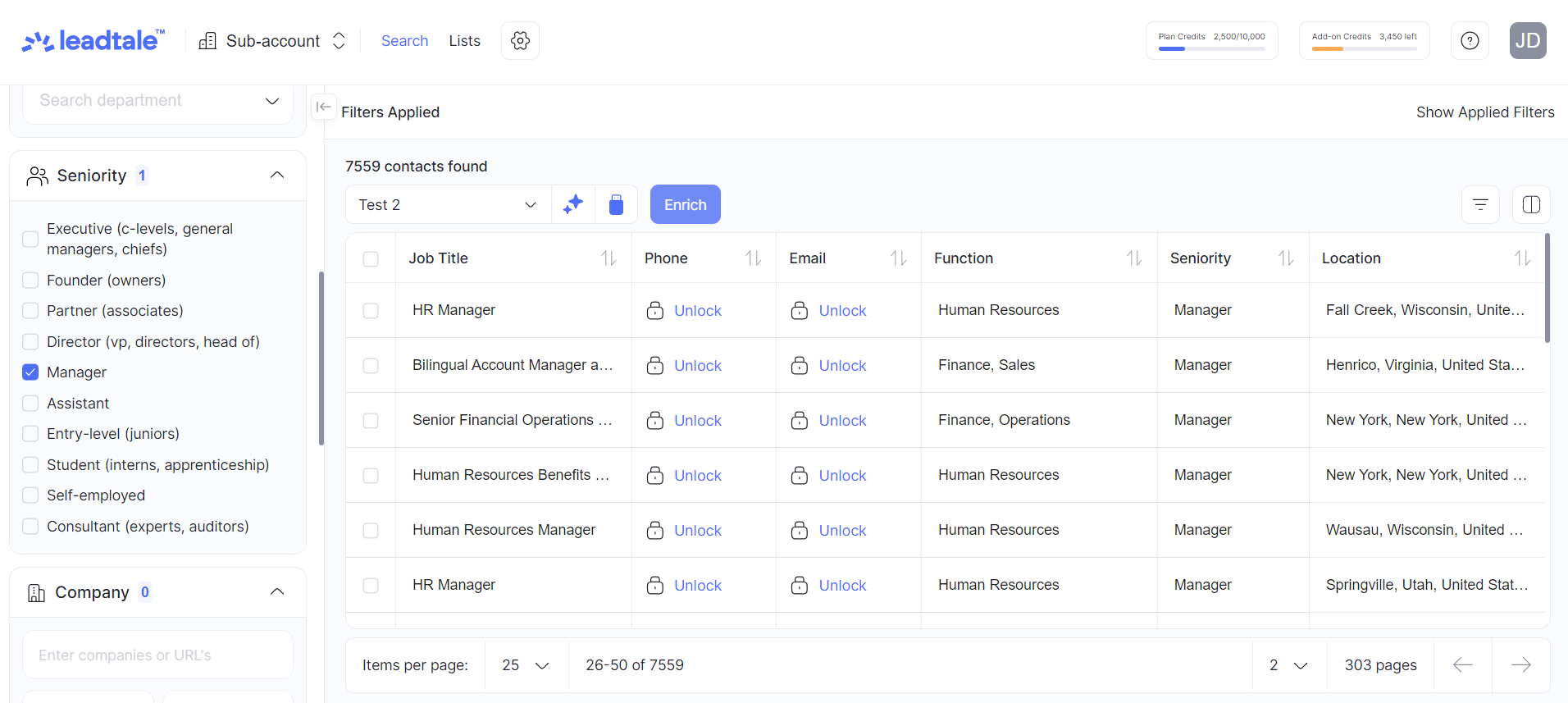 Lead generation sales platform