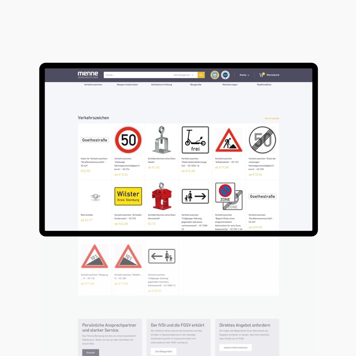 Site web et boutique