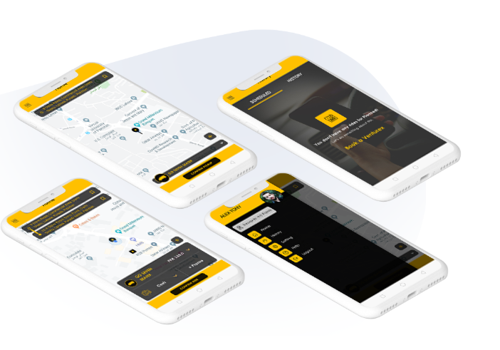 Venturex Apps Project - Taxi agency mobile app - London