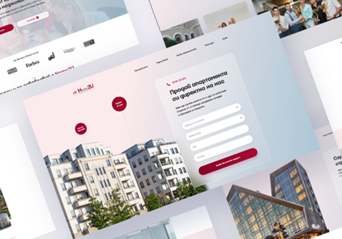 Web Design For Real Estate Company - Home2U