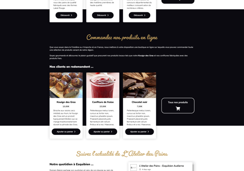 Bakery website