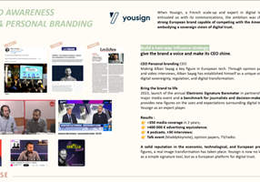 Hello SunRise Project - PR and Personal Branding for Yousign