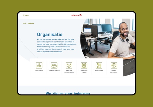 No Heroes Project - Corporate website Achmea
