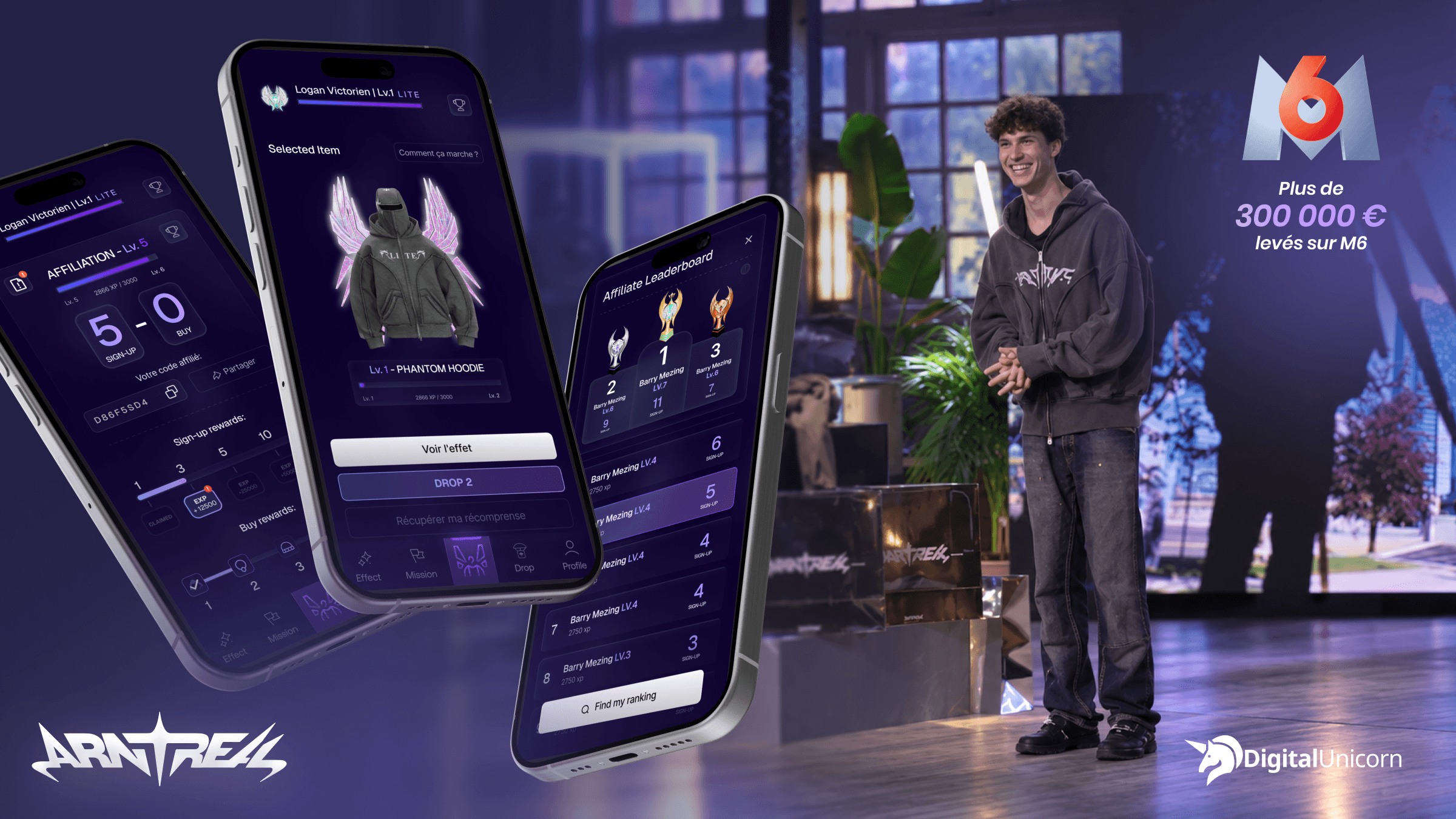 Digital Unicorn SAS Project - ARNTREAL, NFC-connected clothing and mobile gamification