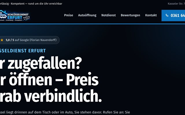 Kolbeck Digital Project - Emergency service website with transparent pricing and local SEO