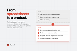 Spreadsheet Replacement Turned SaaS Product