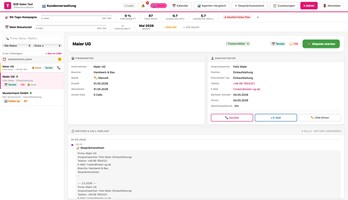 Ventas Webdesign CLG Project - AI-Powered Sales Funnel - B2B Sales Automation