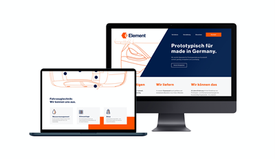 Corporate Website für Element