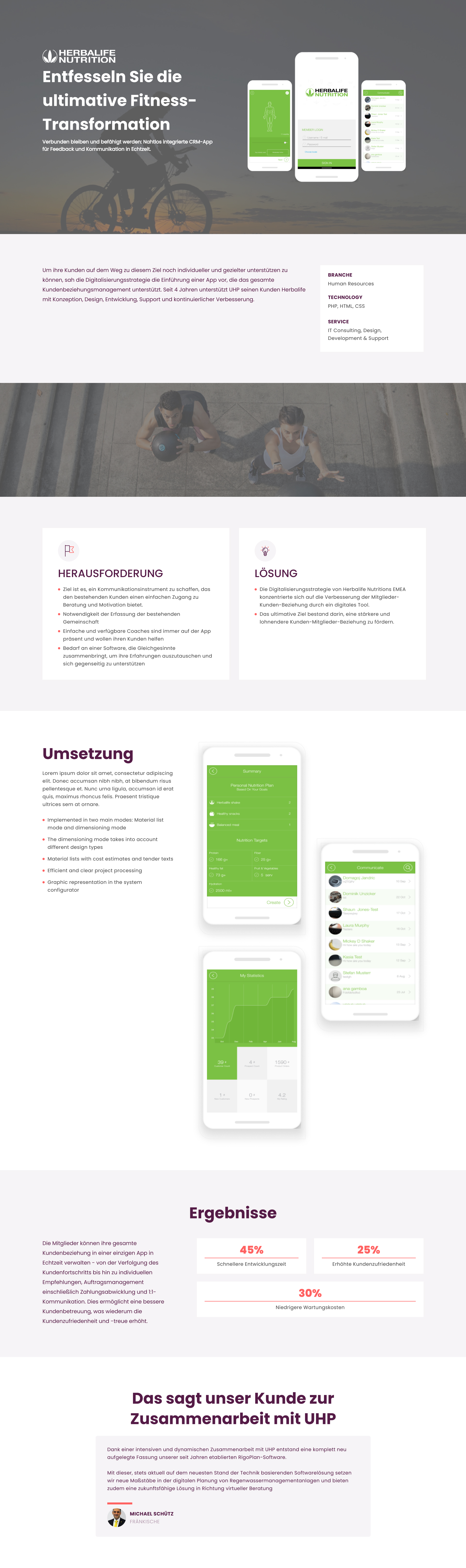 UHP Software GmbH Project - Members app