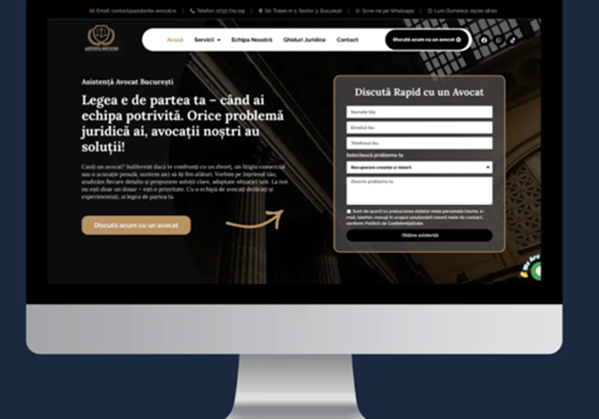 Asistenta-avocat.ro – SEO Case Study for Legal Services - 