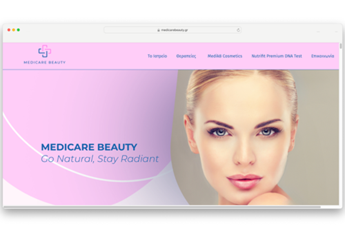 Medicare Beauty, Logo, Web Design & Development - Medicare Beauty