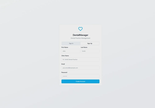 DentalManager, Modern CRM System for Dental Clini