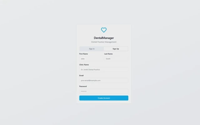 TeloPak Agence Digitale Project - DentalManager, Modern CRM System for Dental Clini