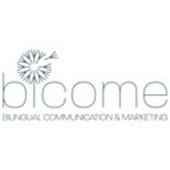 bicome | BILINGUAL COMMUNICATION & MARKETING Logo