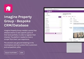 Appdrawn Software Development Project - Imagine Property Group - Bespoke CRM/Database