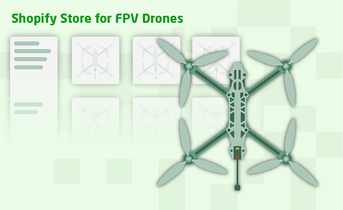 Boutique Shopify pour drones FPV