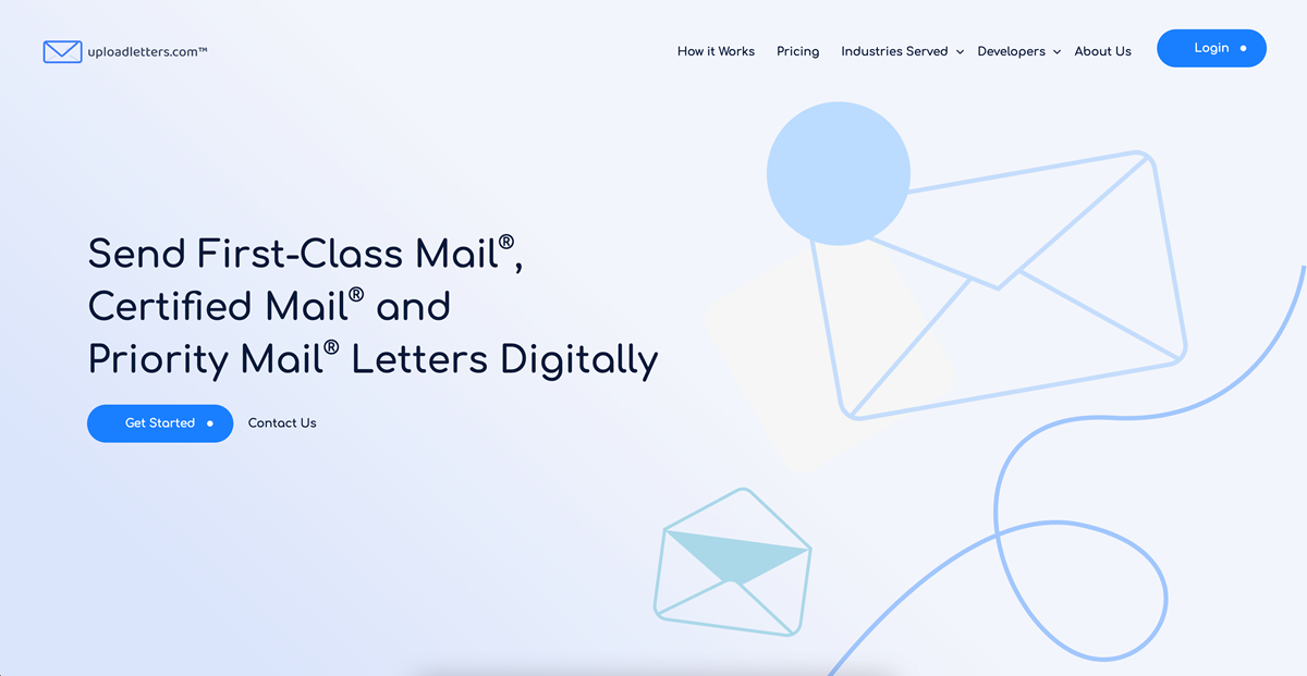 Plateforme pour l’envoi numérique de lettres physiques