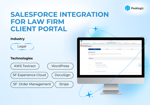Peeklogic, LLC Project - Salesforce Integration for Law Firm Client Portal