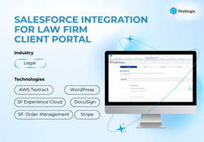 Peeklogic, LLC Project - Salesforce Integration for Law Firm Client Portal