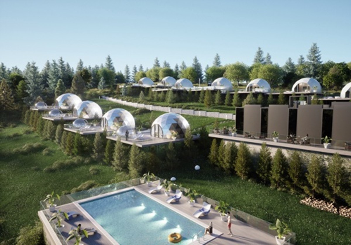 Dome hotel in Karpathians - 