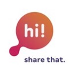 hi! share that. Logo