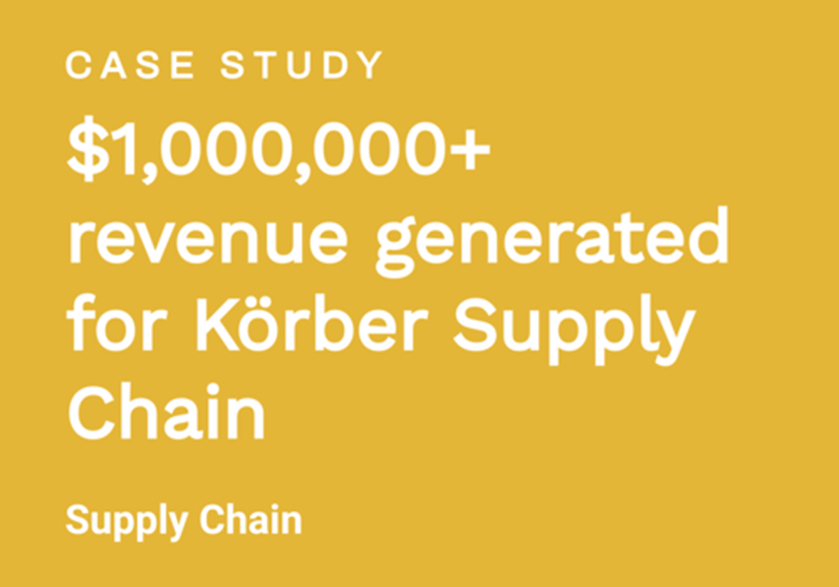 Case Study: Körber Supply Chain - Körber Supply Chain