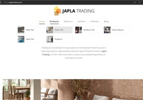 Xatcom - Agencia digital Valencia Project - Corporate web design for JAPLA TRADING
