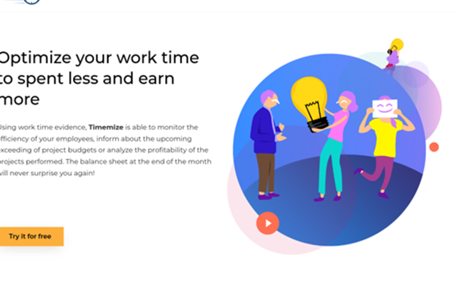 ENDORA Project - Timemize - work time monitor in SaaS model