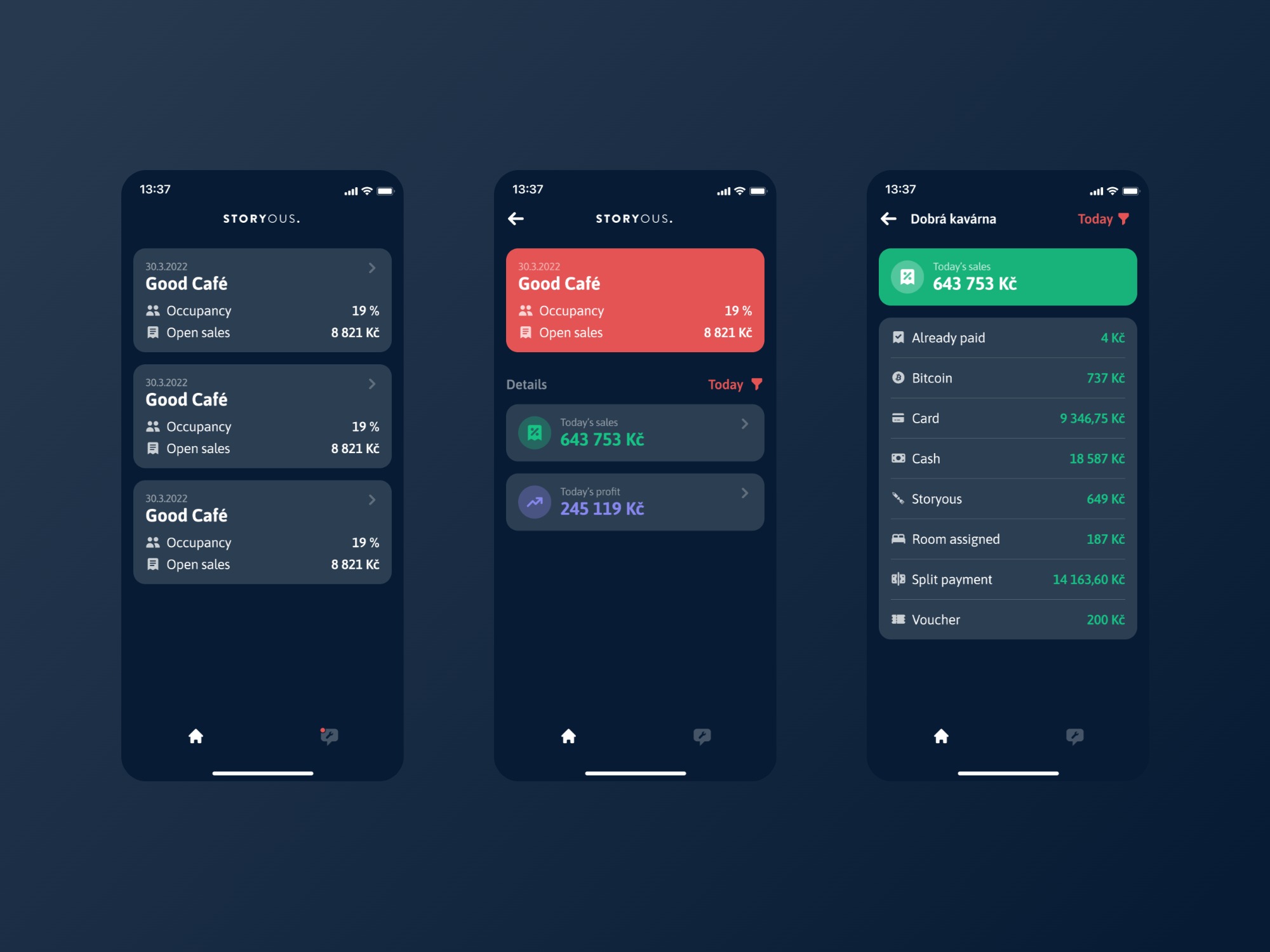 iDevBand Project - My Storyous Mobile App